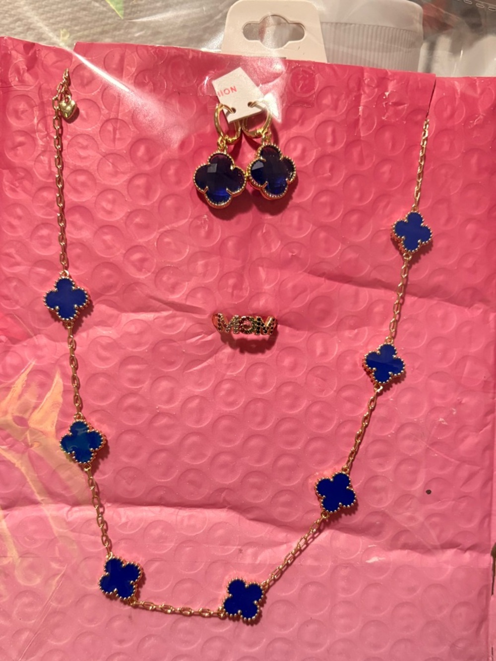 MOTHERS DAY JEWELRY GOLDPLATED SET